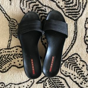 Prada Platform Slides